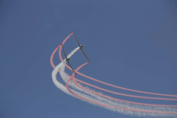 Akrobacja Lotnicza Air Show — Zdjęcie stockowe