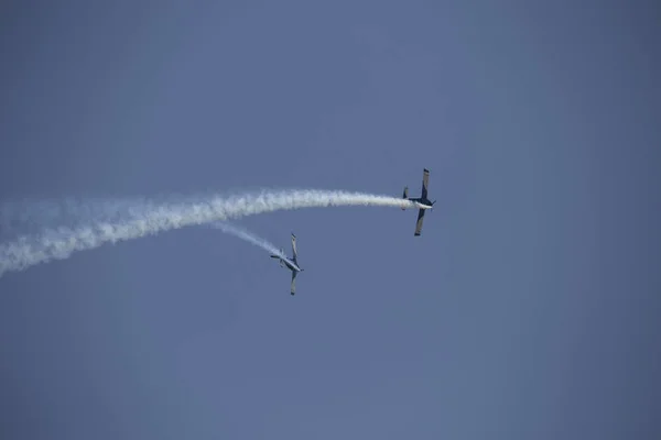 Acrobacia Espectáculo Aéreo —  Fotos de Stock