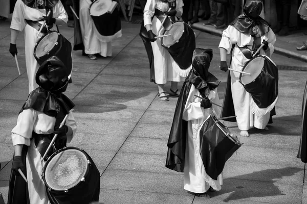 Processie Heilige Week Asturias — Stockfoto