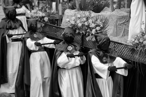 Procession Heliga Veckan Asturias — Stockfoto