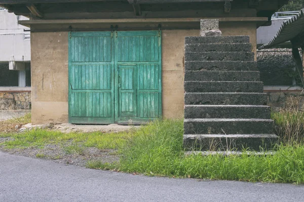 Vintage Village House Utsikt Dagtid — Stockfoto