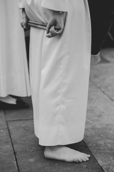 Procissão Semana Santa Astúrias — Fotografia de Stock