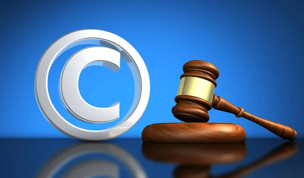 Copyright en recht symbool — Stockfoto