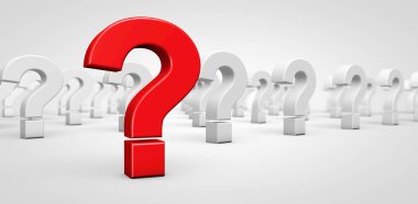 Soru İşareti Müşteri Destek Konsepti