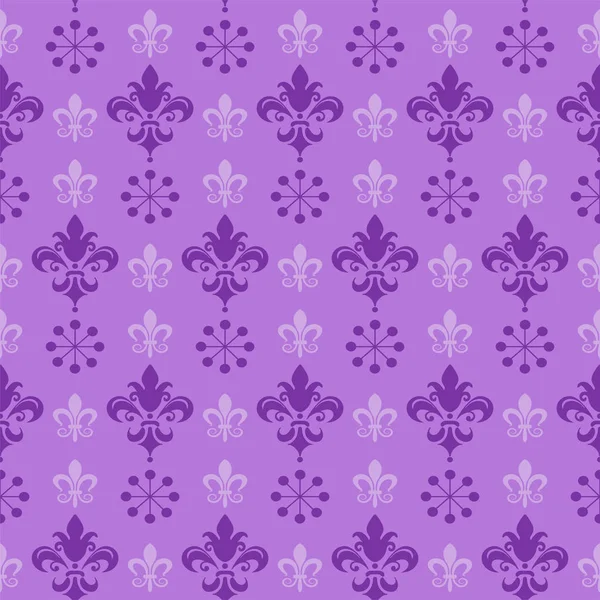 Modèle Fond Violet Image Fond Style Rétro Modèle Sans Couture — Image vectorielle