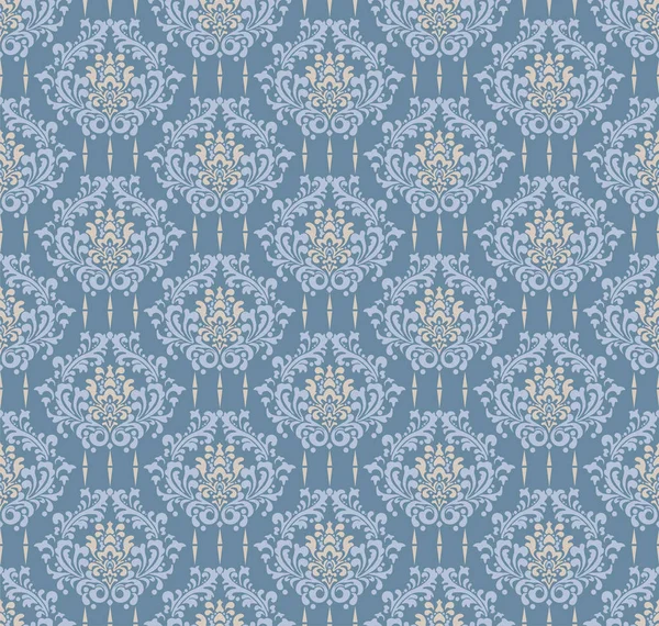 ヴィンテージスタイル ベクトルグラフィックスで背景シームレスな花のパターン — ストックベクタ
