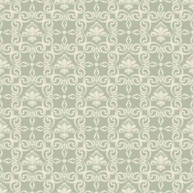 Vintage tarzı vektör illüstrasyon kesintisiz desen