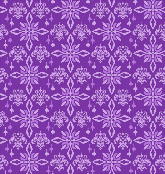 Fondo Vintage Púrpura Patrón Transparente Imagen Vectorial — Vector de stock