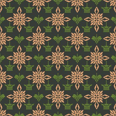 Retro arka plan, Dikişsiz desen. Vektör grafikleri