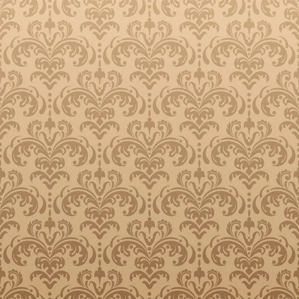 茶色の背景パターン レトロな背景の壁紙 ベクトル画像 — ストックベクタ
