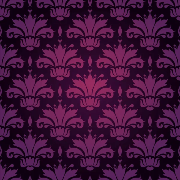 Modèle Fond Violet Foncé Fond Écran Rétro Image Vectorielle — Image vectorielle