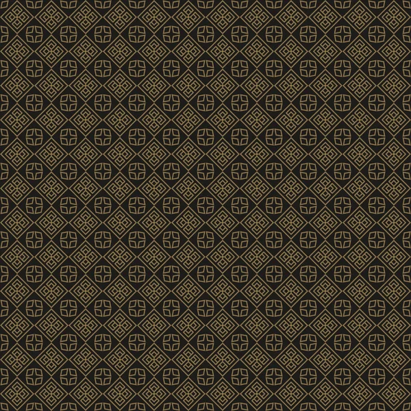 暗い背景 シームレスな壁紙 幾何学的なパターン ベクトル画像 — ストックベクタ