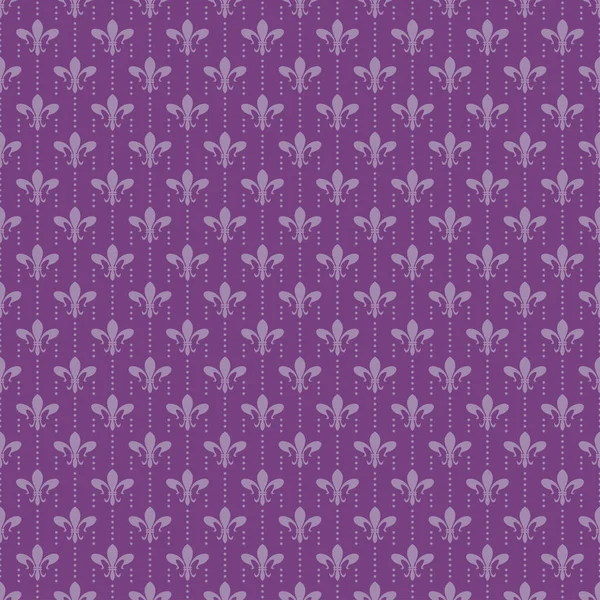 Fondo Púrpura Con Patrón Floral Sin Costuras Imagen Vectorial — Archivo Imágenes Vectoriales