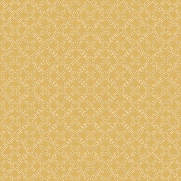 Gold Seamless Background Geometric Pattern Vector Graphics — Stock Vector