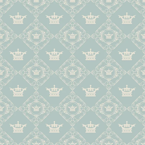 Royal Pozadí Tapety Textury Vzor Bezešvé Vzor Vektorové Pozadí — Stockový vektor