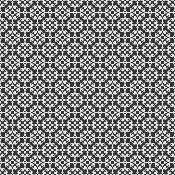 現代の背景パターン 黒と白のシームレスなパターン 壁紙の質感 ベクトル背景画像 — ストックベクタ