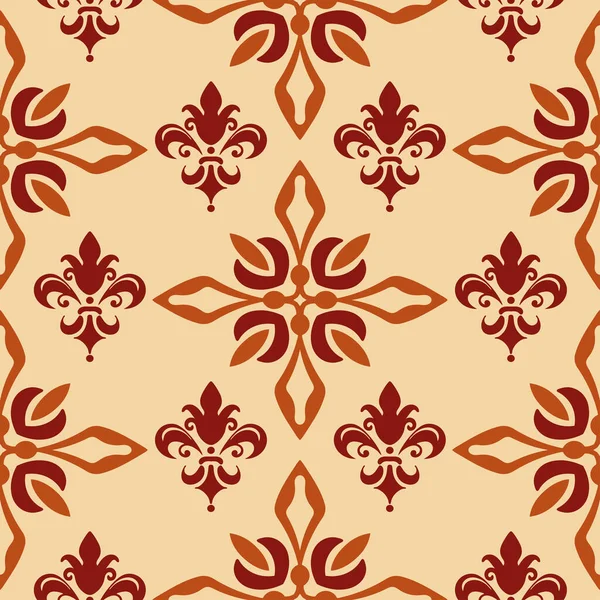 Vintage Background Pattern Použité Barvy Hnědá Béžová Rezavá Textura Tapety — Stockový vektor