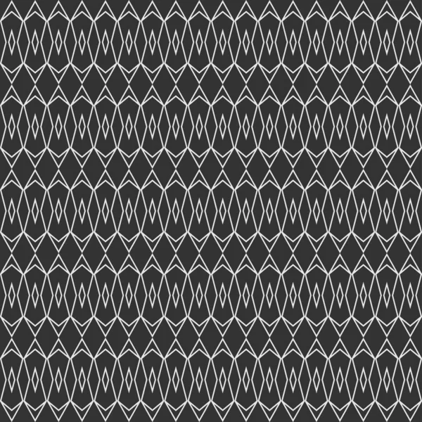 Zwart Wit Achtergrond Patroon Naadloos Geometrisch Patroon Monochrome Achtergrond Voor — Stockvector