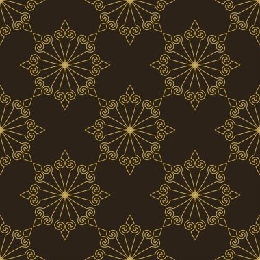 Soyut arkaplan kalıbı. Kusursuz geometrik desen: kumaş, fayans ve iç tasarım için. Duvar kağıdının dokusu. Vektör resmi