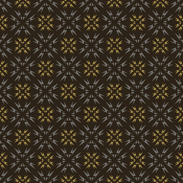 抽象的な背景パターン 現代の壁紙のテクスチャ シームレスな幾何学模様色黒 グレー ゴールド カバー パターン ポスター インテリアデザインや壁紙に最適です ベクトル — ストックベクタ