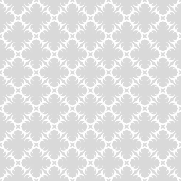 Ornament Background Pattern Elegant Wallpaper Texture Seamless Patterns Gray White — Stock Vector