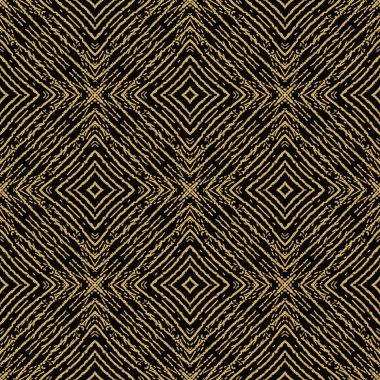 Soyut arkaplan kalıbı. Modern duvar kağıdı dokusu. Siyah ve altın rengi. Vektör arkaplan resmi