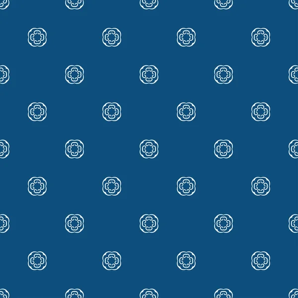 シンプルなシームレスパターン 壁紙の質感 エレガントな背景パターン 最小限のデザイン サンプルテンプレート 濃い青と白の色 アートワーク ポスターや壁紙のために ベクトル画像の背景 — ストックベクタ