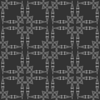 Soyut arkaplan kalıbı. Siyah ve beyaz. Duvar kağıdı dokusu. Kusursuz geometrik desen. Kumaşlar, kapaklar, desenler, posterler, iç tasarım veya duvar kağıdı için mükemmel