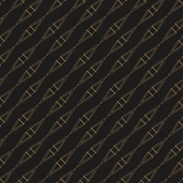 現代の幾何学的背景パターン ダークカラーシームレス壁紙パターン インテリアデザインのための — ストックベクタ
