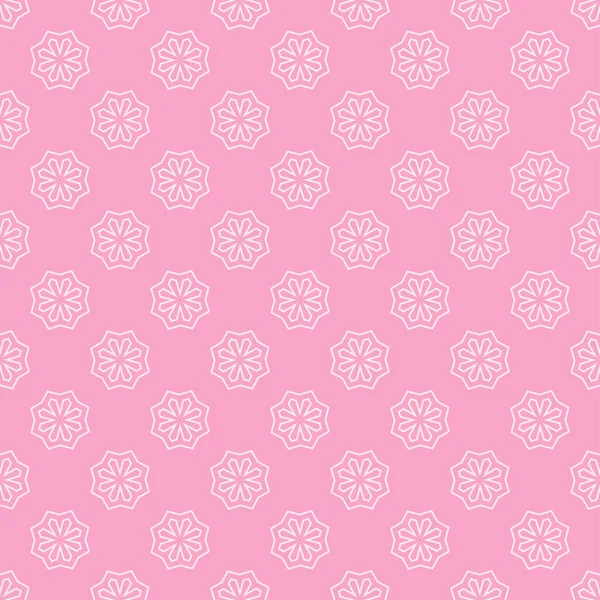 Modern Background Pattern Pink Wallpaper Texture Seamless Floral Pattern Perfect — Stock Vector