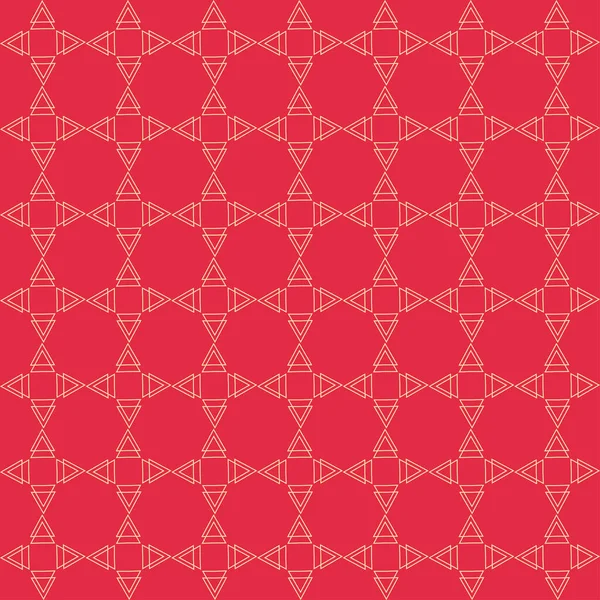 Patrón Fondo Triángulos Sobre Fondo Rojo Textura Moderna Del Papel — Vector de stock