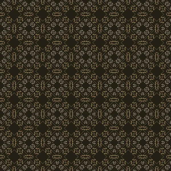 Dunkler Hintergrund Moderne Nahtlose Geometrische Muster Vektor Hintergrundbild — Stockvektor