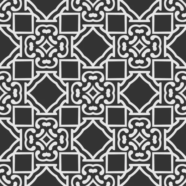 モノクロームの背景パターン 幾何学だ 黒と白の色 ファブリック カバー パターン ポスター 家庭用家具や壁紙に最適です — ストックベクタ