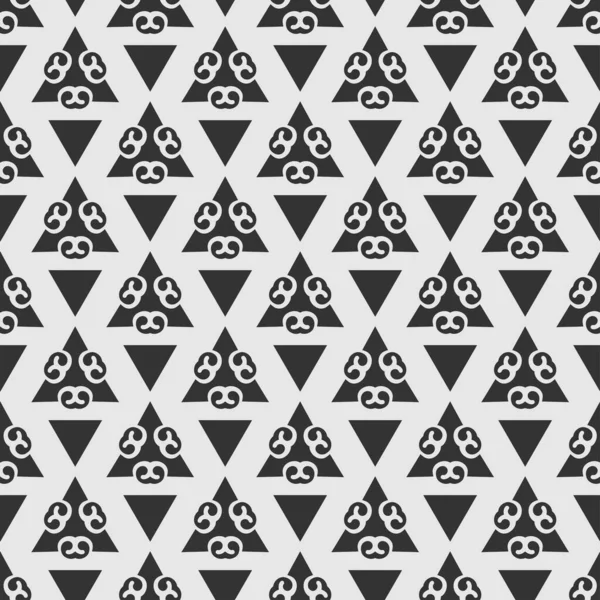 Zwart Wit Achtergrond Patroon Moderne Behang Textuur Naadloos Geometrisch Patroon — Stockvector