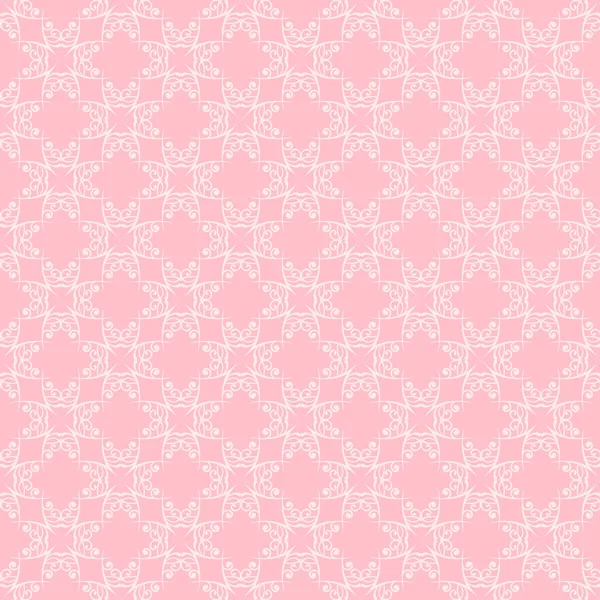 Mooi Roze Achtergrond Patroon Behang Textuur Bloemen Patroon Voor Ontwerp — Stockvector