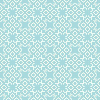 Mavi-yeşil arka planda basit, pürüzsüz geometrik desen