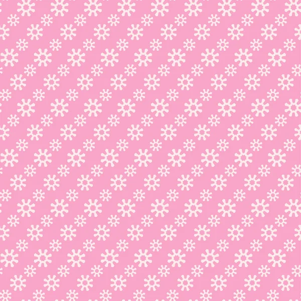 假日用粉红无缝图案 — 图库矢量图片