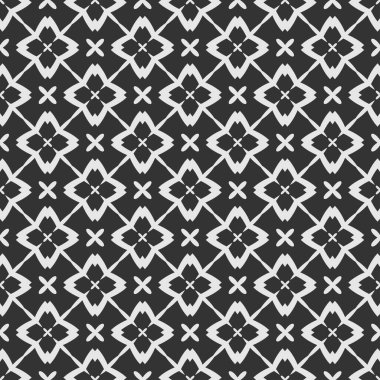 Tasarımınız için arkaplan desenleri pürüzsüz. Geometrik. Siyah ve beyaz