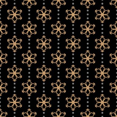 Tasarımınız için modern arka plan şablonu pürüzsüz. Altın ve siyah renkler