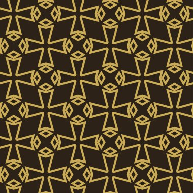 Tasarımınız için arka plan duvar kağıdı dokusu siyah arkaplan üzerinde kusursuz geometrik desen