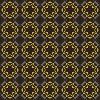 Tasarımınız için arka plan duvar kağıdı dokusu siyah arkaplan üzerinde kusursuz geometrik desen