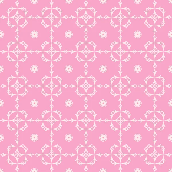 ピンクの壁紙テクスチャあなたのデザインのためのシームレスなパターン — ストックベクタ