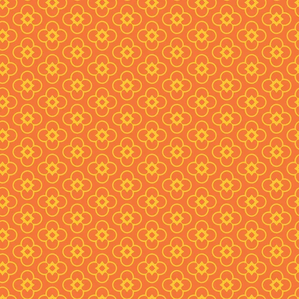 オレンジの背景の壁紙テクスチャシームレスなパターンあなたのデザイン — ストックベクタ