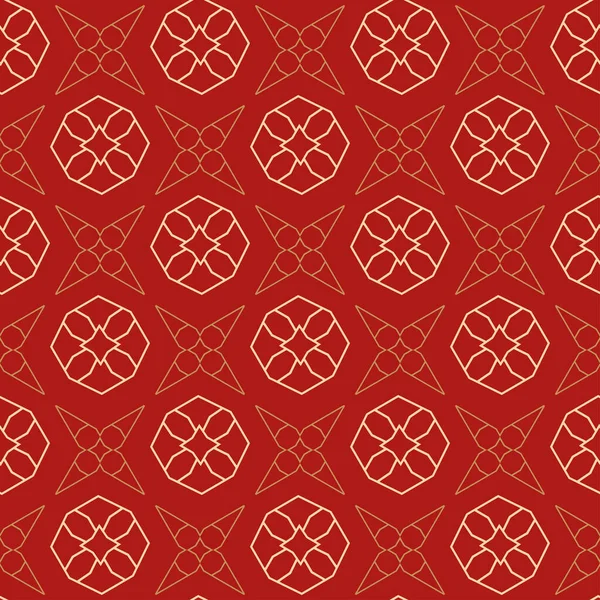 Seamless Pattern Elegant Ornament Infinite Texture Geometry Wallpaper — Stock Vector