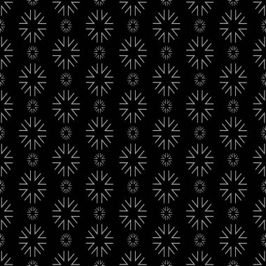 Karanlık dekoratif arka plan deseni. Soyut geometrik doku. Tasarımınız için kusursuz desen