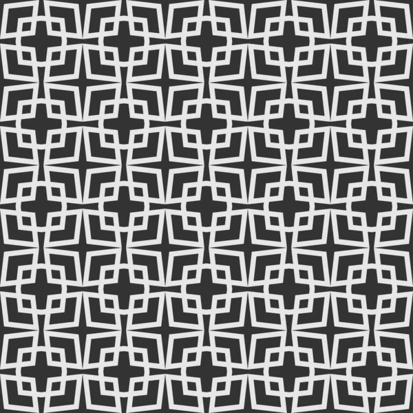 黒と白の幾何学的なテクスチャ 壁紙デザインのためのシームレスなパターン — ストックベクタ
