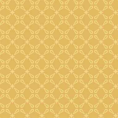 Basit geometrik desen. Altın rengi. Kusursuz duvar kağıdı dokusu. Arkaplan resmi. Vektör resmi