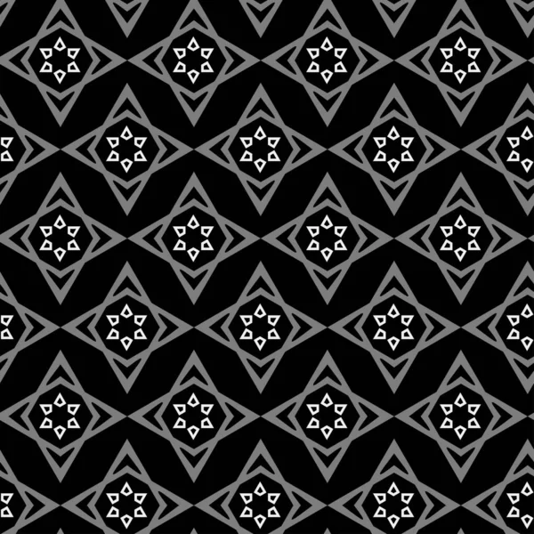 Moderne Hintergrundmuster Schwarzweiß Hintergrundbild Nahtlose Geometrische Muster Tapetentextur Vektor — Stockvektor