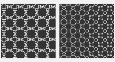 Tek renkli arka plan deseni, duvar kağıdı dokusu. Siyah ve beyaz tonlar. Vektör geometrik desenler