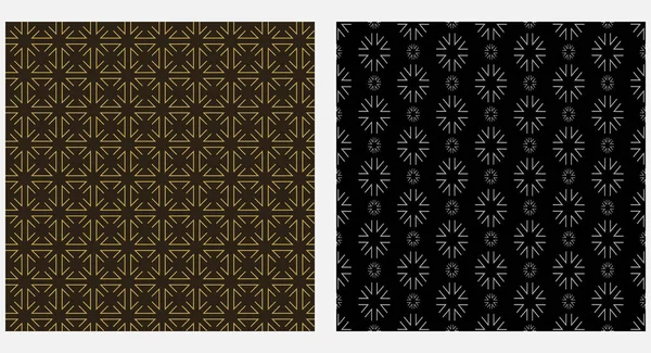 Motifs Élégants Image Fond Texture Papier Peint Sur Fond Noir — Image vectorielle